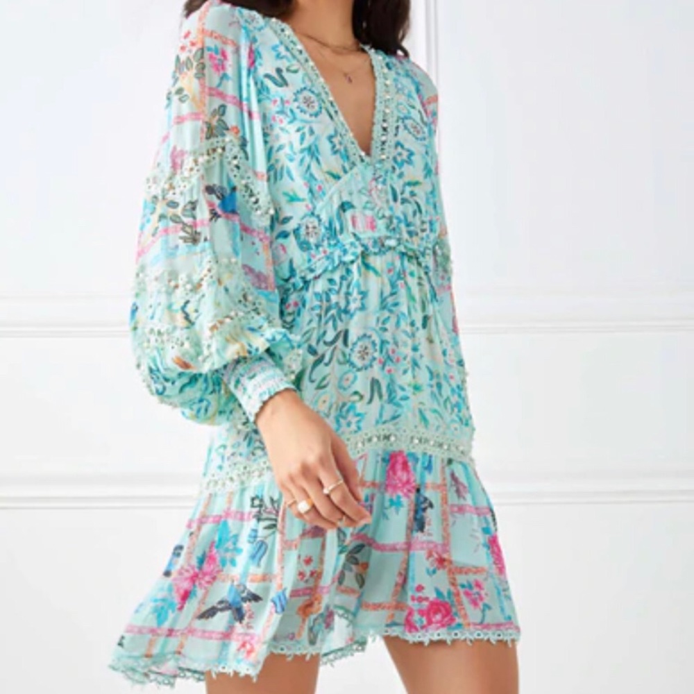 HEMANT & NANDITA Cosmic mini Dress